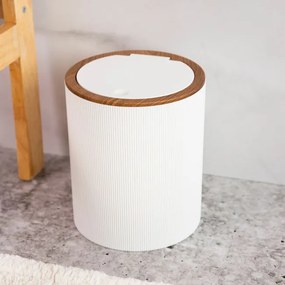 Odpadkový kôš DIALL biely 860039