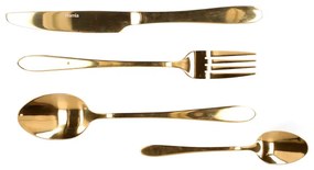 Súprava príborov ABELE ALL zlatá 16 ks 951910