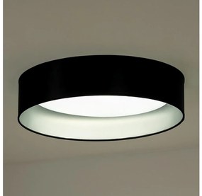 Duolla - LED Stropné svietidlo ROLLER LED/24W/230V pr. 45 cm čierna/strieborná