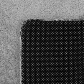 Ayyildiz, Kusový koberec Joy 1400 silver kruh, 160x160 (priemer) kruh, šedá, chodba / predsieň