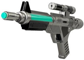LEAN TOYS Laserová kozmická pištoľ s maskou