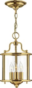 Hinkley HK-GENTRY-P-S-PB - Závesný luster na reťazi GENTRY 3xE14/60W/230V zlatý