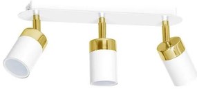 Bodové svietidlo JOKER 3xGU10/25W/230V biela/zlatá