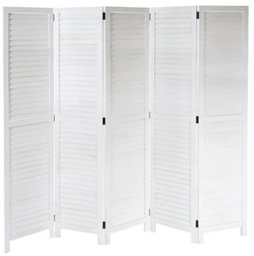 Paraván Shabby vintage C30 - 170 x 205 cm - Biela