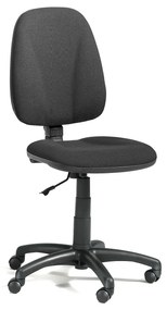 Kancelárska stolička s vysokou opierkou chrbta DOVER, čierna / čierna