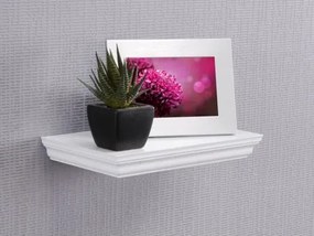 Nástenná polica Landwood, šírka 30 cm, biela%