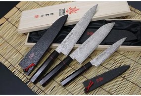nůž Santoku 180 mm Kanetsune Damascus "Namishibuki" series