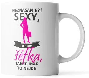 Sablio Hrnek Nesnáším být sexy, ale jsem šéfová - 890 ml - XXL