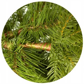 Dekorstudio Umelý Vianočný stromček na pni 3D Smrek 180cm