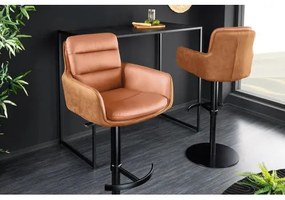 Barová stolička George 46177 Kožená Cognac - Komfort-nábytok