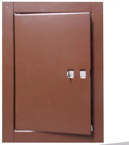 Komínové dvere 14x21 hnedé