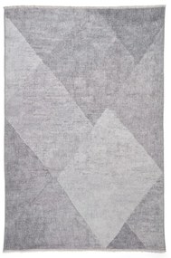 Svetlosivý prateľný koberec s prímesou bavlny 122x170 cm Whisper – Think Rugs