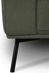 Tmavozelená ženilková rohová pohovka (pravý roh/do L) Amsterdam – Scandic