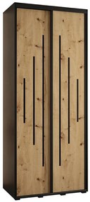 Skriňa 45 Canaris 12 110 čierna/artisan/čierna