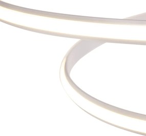 Moderné závesné svietidlo biele 74 cm vrátane LED stmievateľné - Rowan