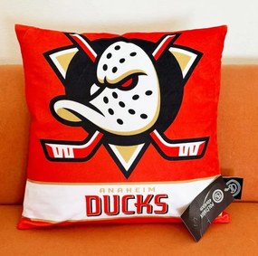 Vankúšik NHL Anaheim Ducks Orange Mask 40x40 cm