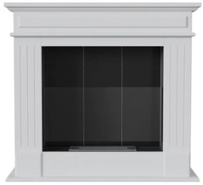 Stojaci biokrb so sklom biely November s vlastnou montážou