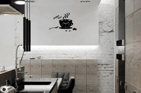 Moderné nástenné hodiny Cup Clock
