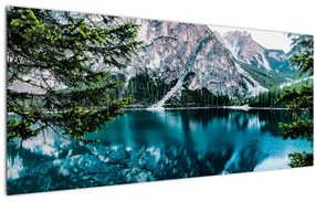 Obraz Jazerá v Alpách (120x50 cm)