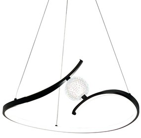 Závesné LED svietidlo Perla, 1x LED 34w, 4000k, b