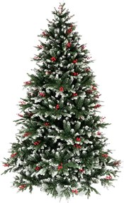 Umelý vianočný stromček 3D Smrek Zasnežený 120cm