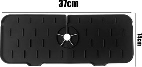 Tutumi Tutumi, silikónová kuchynská podložka 37x14 cm, 322097, čierna, HOM-06664