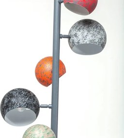 KARE DESIGN Stojaca lampa Calotta Antico 5 svetiel 200 × 40 × 25,5 cm