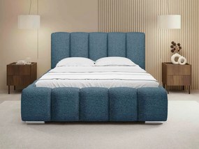 Čalúnená manželská posteľ Lisko Boucle, Rozmer postele: 180x200, Farby: Abriamo 07