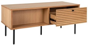 Konferenčný stolík s doskou v dubovom dekore v prírodnej farbe 50x100 cm Kyoto – House Nordic