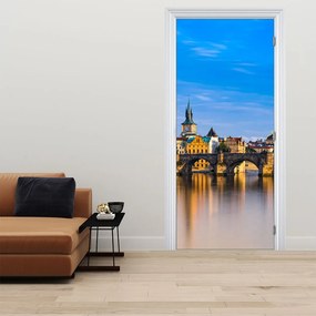 Fototapeta na dvere - Karlov most (95x205cm)