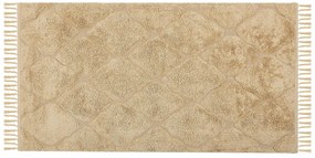 Bavlnený koberec 80 x 150 cm béžový SANLIURFA Beliani