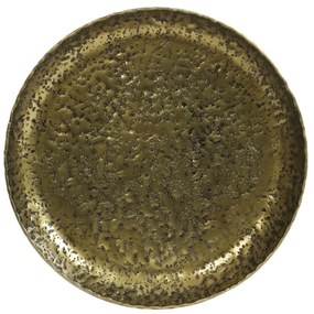 Dekoračný podnos NAIRA antique bronze, Ø36 cm (M)