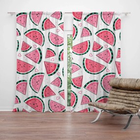 Sablio Záves Vodný melón: 2 ks 140x250 cm