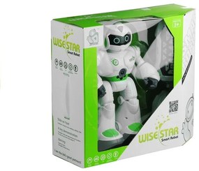 Lean Toys Chodiaci inteligentný robot na diaľkové ovládanie - zelený