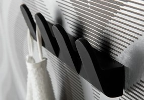 Erga Futura, toaletná WC kefa, čierna matná, ERG-02958