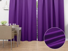 Biante Saténový záves LUX-L044 Žiarivo fialový 140x210 cm