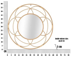 Nástenné zrkadlo ø 60 cm Valencia - Mauro Ferretti