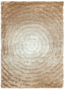 Dywany Łuszczów Kusový koberec Flim 008-B1 Circles beige - 160x220 cm