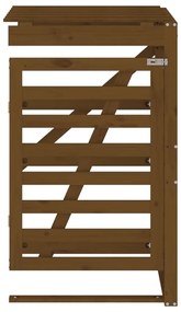 Predĺženie pre úložný box na odpadkový kôš medovo-hnedé borovica