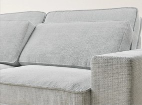 Svetlosivá ženilková rohová pohovka (ľavý roh/do L) Kirou – Maison de Rêve