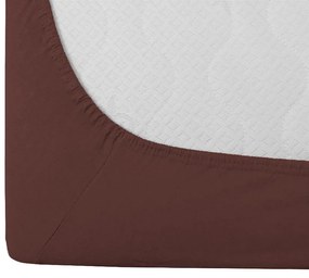Jersey plachta EXCLUSIVE tmavohnedá 180 x 200 cm Gramáž: 190 g/m2
