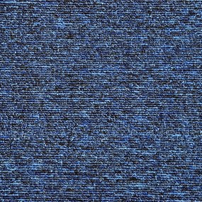 Timzo, Koberec metráž Mammut 8039 modrý navy, na mieru, šíře 4m, modrá, ab (mriežka), chodba / predsieň