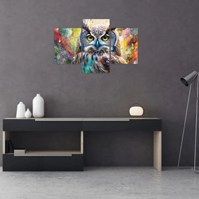 Obraz - Maľba sovy (90x60 cm)