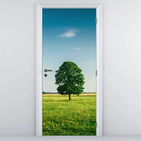 Fototapeta na dvere - Strom na lúke (95x205cm)