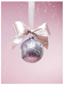 Vianočná dekorácia FJER guľa 754395