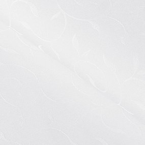 Goldea sviatočný behúň na stôl teflónový - biely s veľkými ornamentmi 20x120 cm