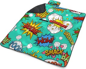 Sablio Plážová deka Komiks: 200x140 cm