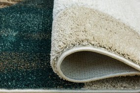 Koberec Kandy N372A béžový / fľaškovo zelený