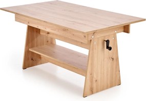 Rozkládací konferenční stolek Erika dub artisan