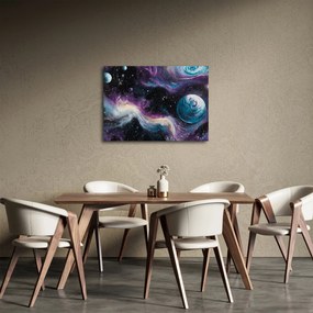 Obraz - Maľovaný vesmír (70x50 cm)